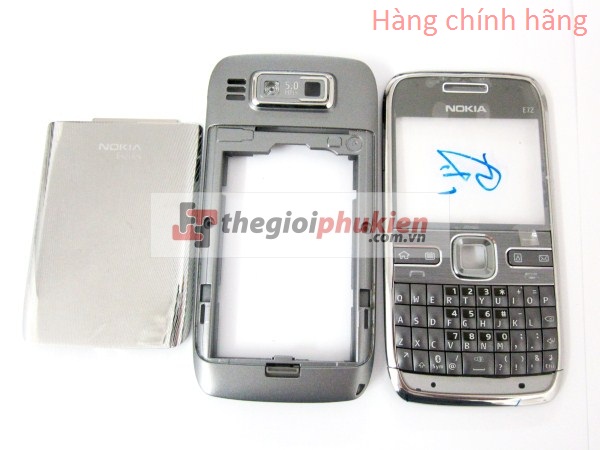 Vỏ Nokia E72 xám công ty Full bộ